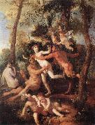 POUSSIN, Nicolas Pan and Syrinx fh oil